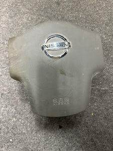 2004-2007 NISSAN TITAN ARMADA DRIVER STEERING WHEEL AIRBAG (TAN) (P)