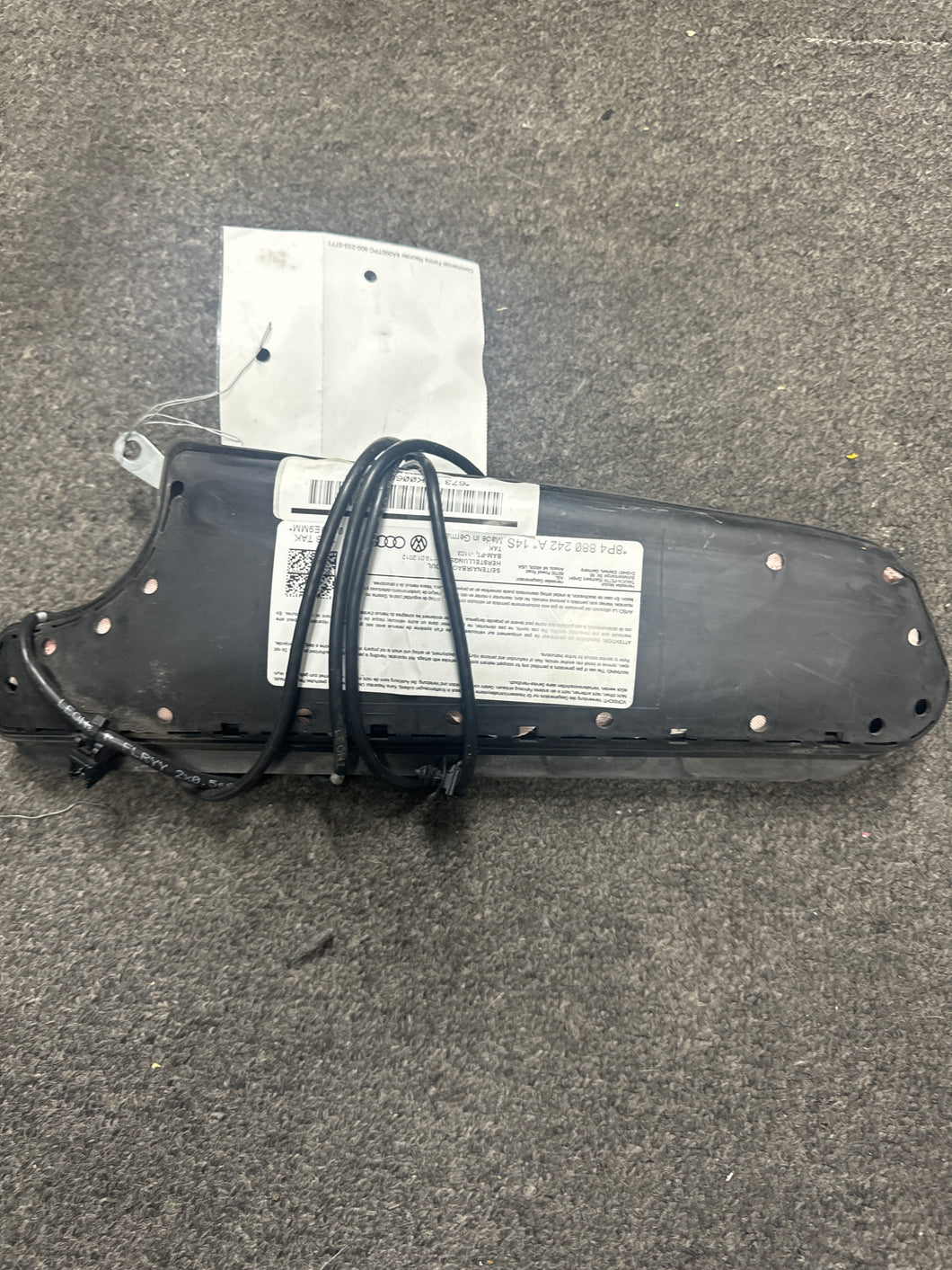 2006-2013 AUDI A3 PASSENGER SEAT AIRBAG (RH) (P)