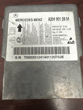 Load image into Gallery viewer, MERCEDES BENZ C-Class AIRBAG CONTROL MODULE PN: A204 901 28 04 (P)