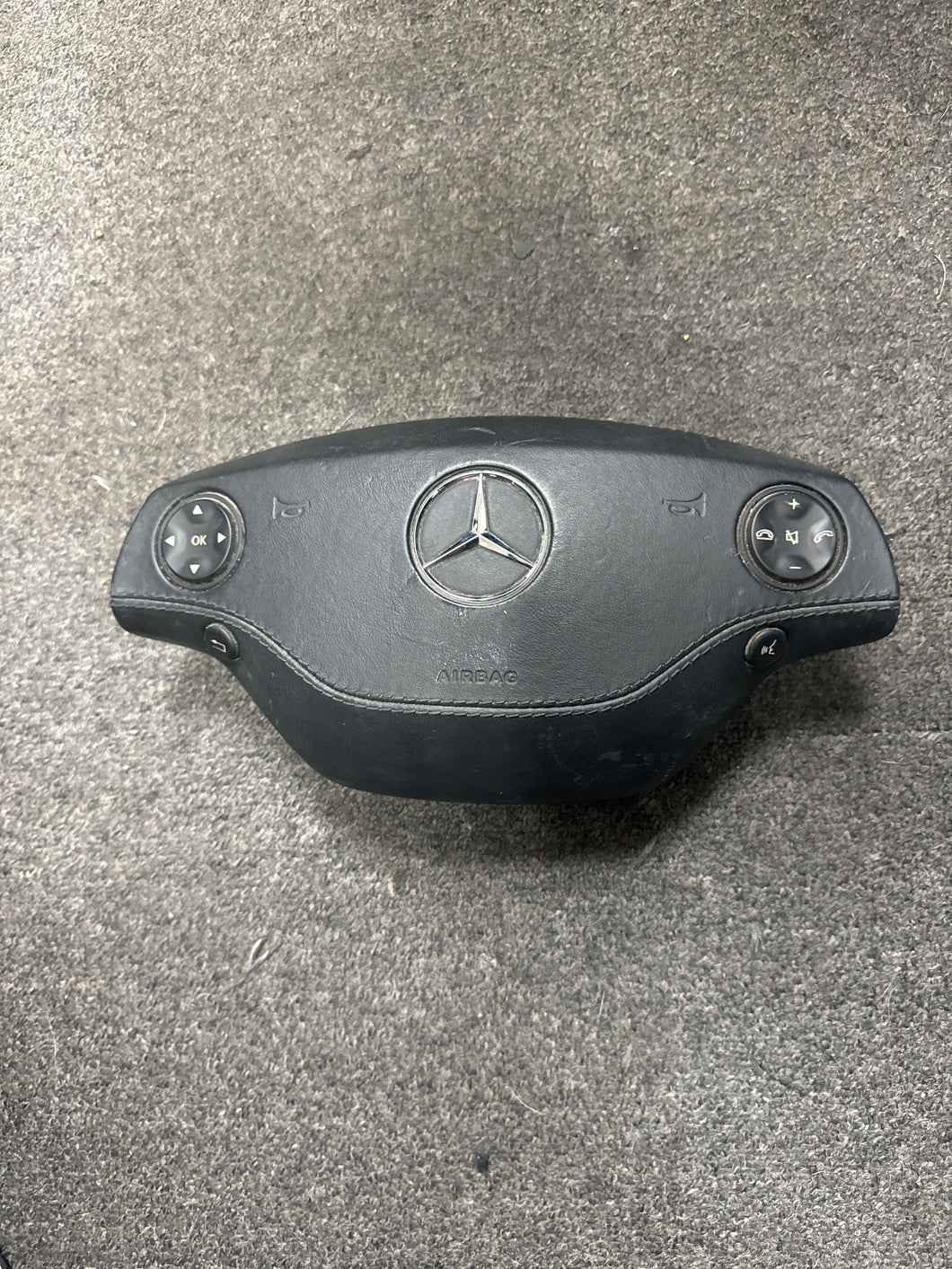 2007-2010 MERCEDES BENZ S CLASS C CLASS DRIVER STEERING WHEEL AIRBAG (P)