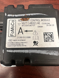 FORD FUSION SRS CONTROL MODULE UNIT PN: HS7T 14B321 AE (P)