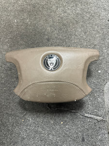 2004-2007 JAGUAR XJ8 X350 DRIVE STEERING WHEEL AIRBAG (TAN) (P)