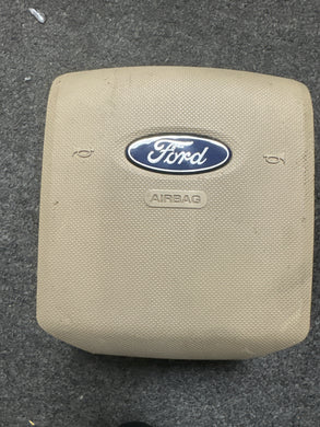 2007-2014 FORD EXPEDITION DRIVER STEERING WHEEL AIRBAG (TAN) (P)