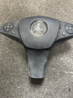 2009-2011 MERCEDES R171 SLK300 SLK350 DRIVER STEERING WHEEL AIRBAG (P)