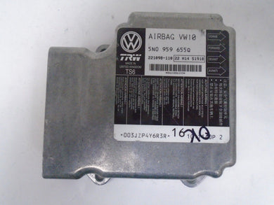 VOLKSWAGEN TIGUAN AIRBAG CONTROL MODULE PN: 5N0 959 655Q (P)