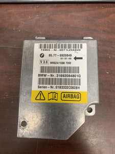 BMW 5 SERIES AIRBAG CONTROL MODULE P/N 65776920848 (P)